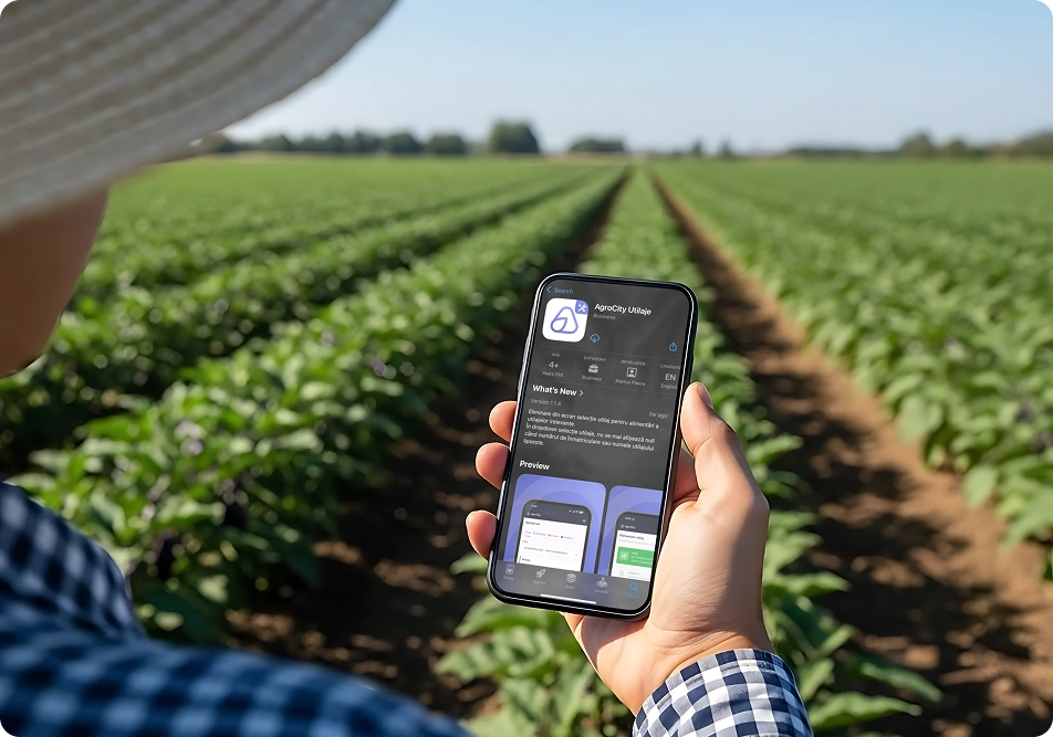 Prezentare aplicație mobilă AgroCity
