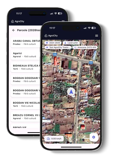 Prezentare aplicație AgroCity GPS - Urmărește activitatea utilajelor direct din teren