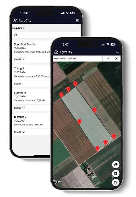 Prezentare aplicație AgroCity Măsoară Teren Precizie la îndemână!