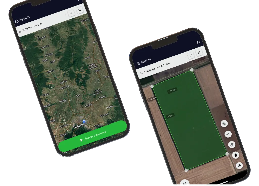 Traseu de măsurare a terenului