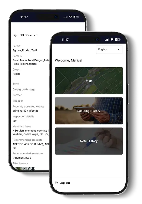 Prezentare aplicație AgroCity Scouting, Monitorizarea culturilor direct din teren