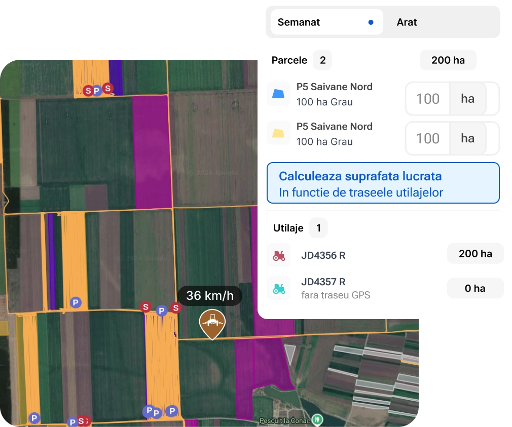 Gestionarea lucrărilor agricole